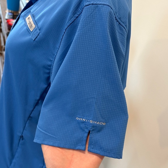 Columbia Women's PFG Tamiami II Shirt in Vivid Blue Size Large - Picture 3 of 10